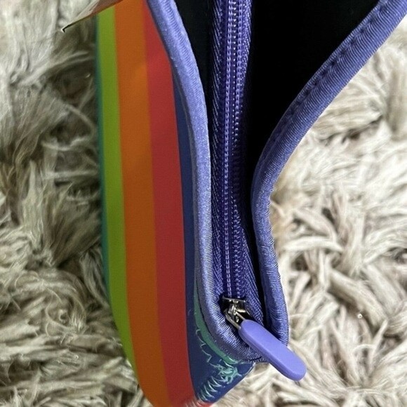 RAINBOW Neoprene LUNCH BAG TOTE Zippered - New With Tags - Picture 6 of 8